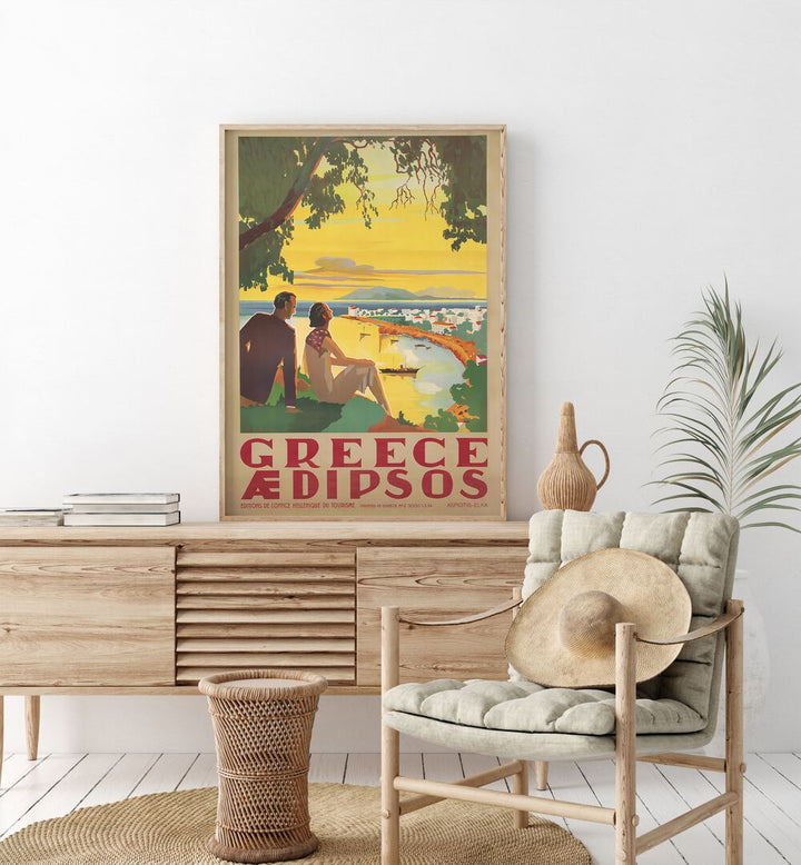 GREECE , VINTAGE PAINTINGS