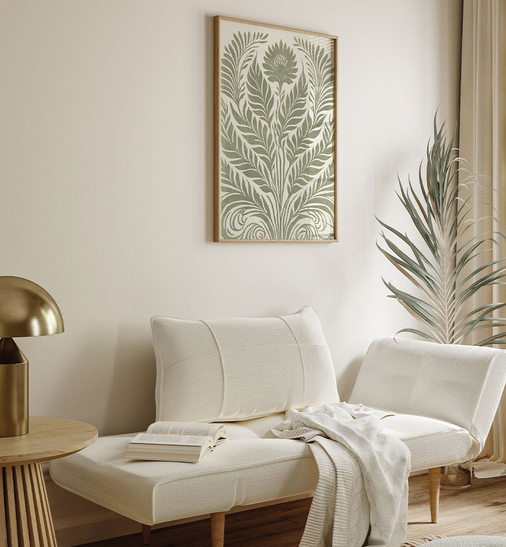GREEN BOTANICAL FLOURISH