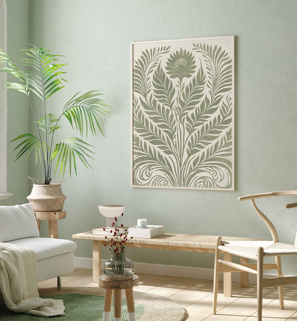 GREEN BOTANICAL FLOURISH
