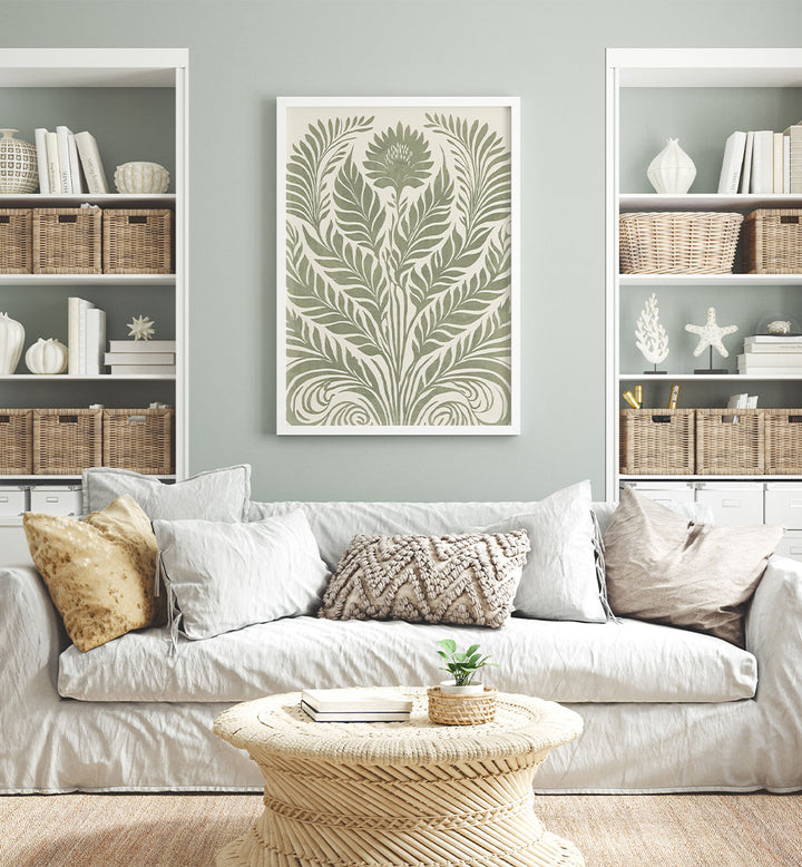 GREEN BOTANICAL FLOURISH