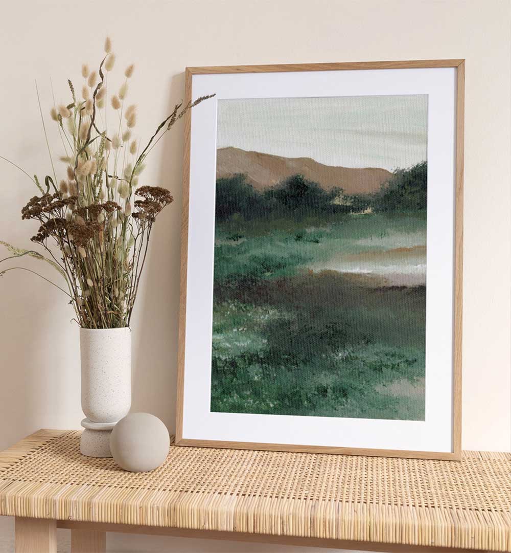 GREEN LAND , LANDSCAPE PAINTINGS