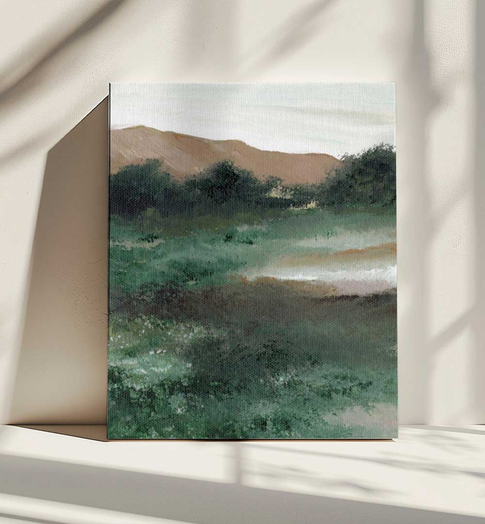 GREEN LAND , LANDSCAPE PAINTINGS