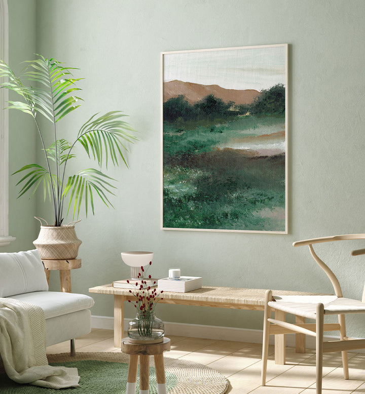 GREEN LAND , LANDSCAPE PAINTINGS