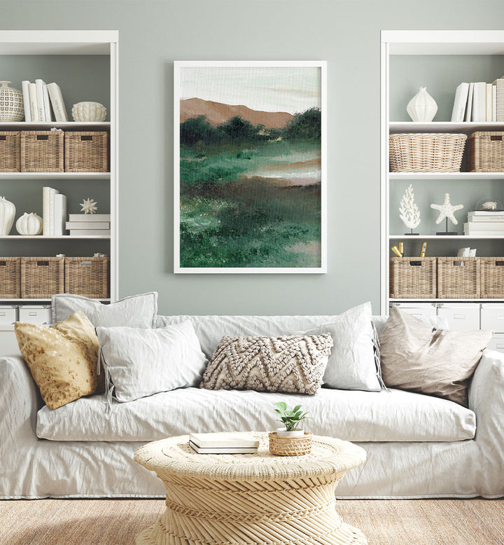 GREEN LAND , LANDSCAPE PAINTINGS