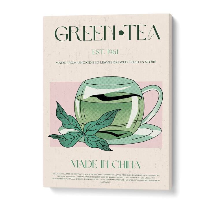 Green Tea I Bar & Cafe Artwork in Gallery Wrap