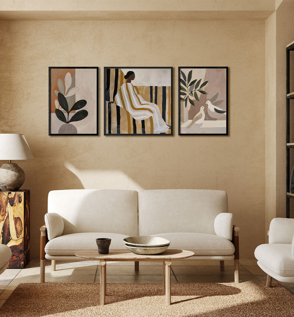 TRANQUIL LIVING GALLERY WALL , GALLERY WALLS & SETS
