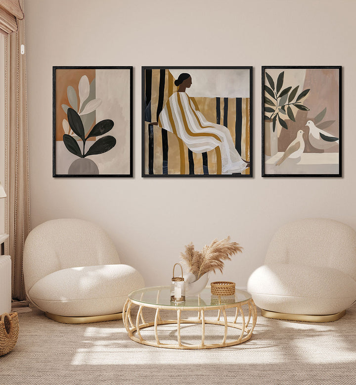 TRANQUIL LIVING GALLERY WALL , GALLERY WALLS & SETS