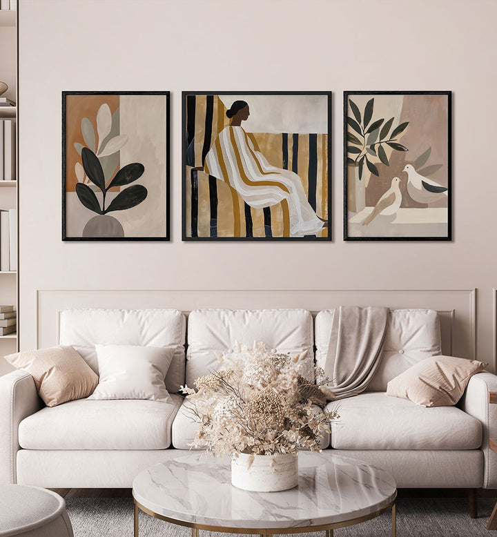 TRANQUIL LIVING GALLERY WALL , GALLERY WALLS & SETS