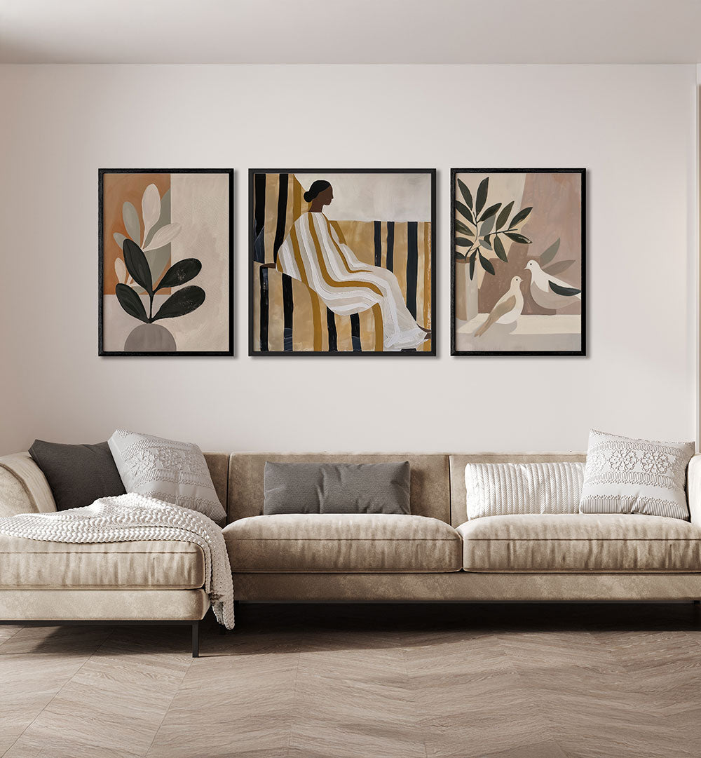 TRANQUIL LIVING GALLERY WALL , GALLERY WALLS & SETS
