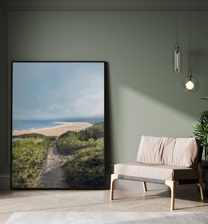 Captivating GWITHIAN BEACH, BEACH PAINTINGS display the serene beauty of Gwithian Beach, perfect for any home.