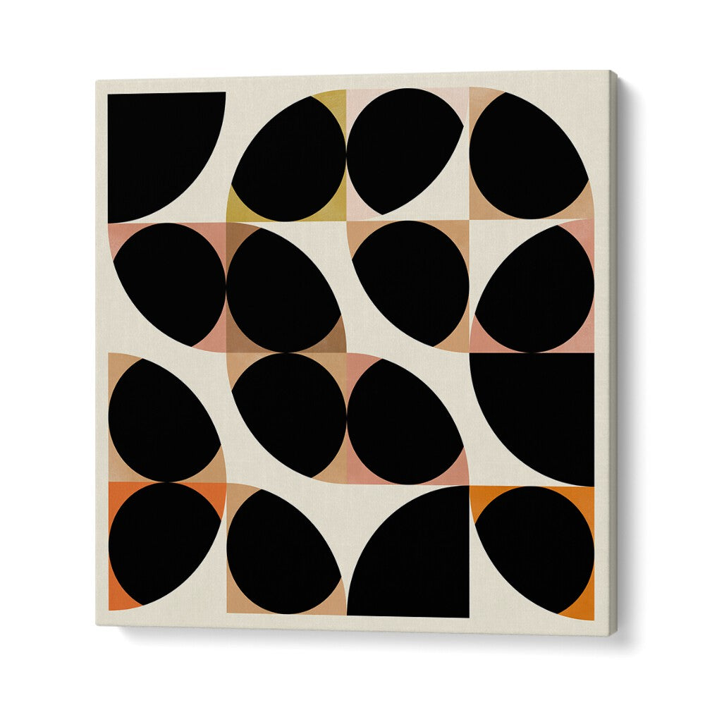 Dianne Nicole Fernando painting - BEIGE UNROUND DOTS by Asianmonk