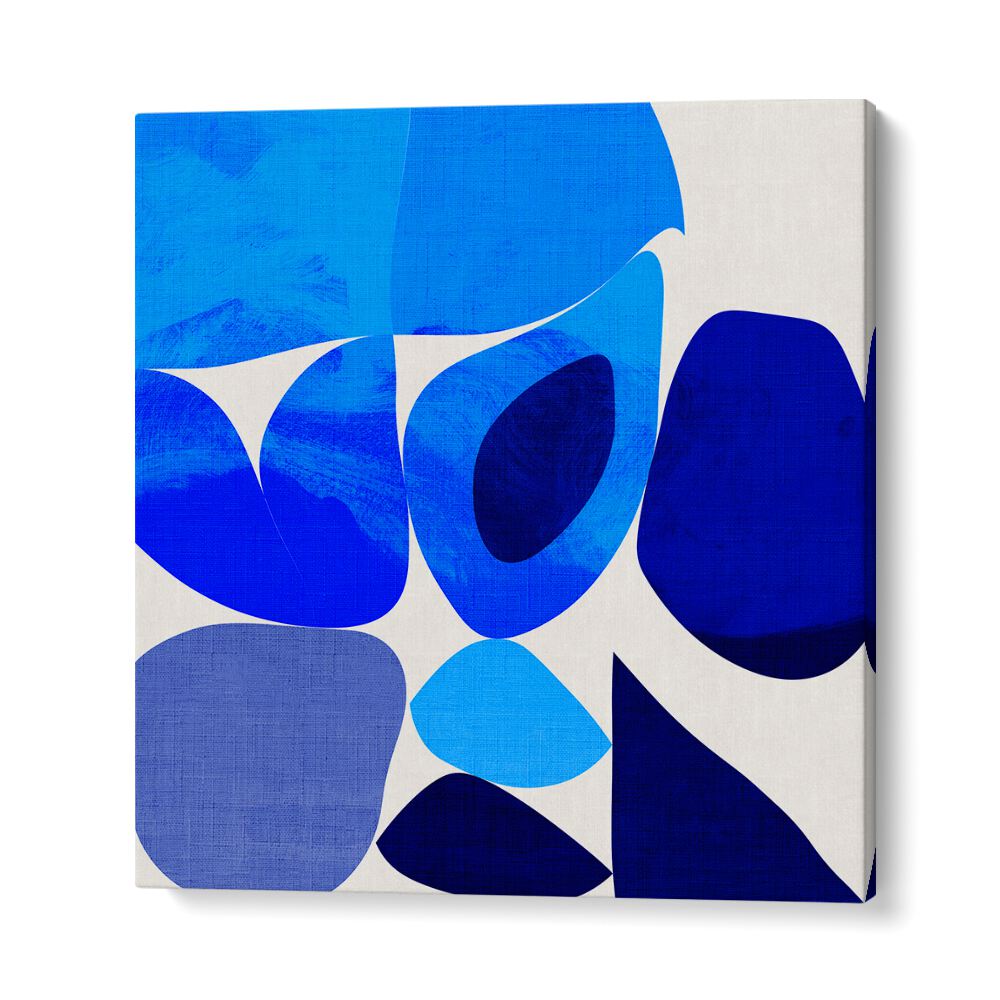 Ana Rut Bre painting - BLUE ABSTRACT KOPIE III by Asianmonk