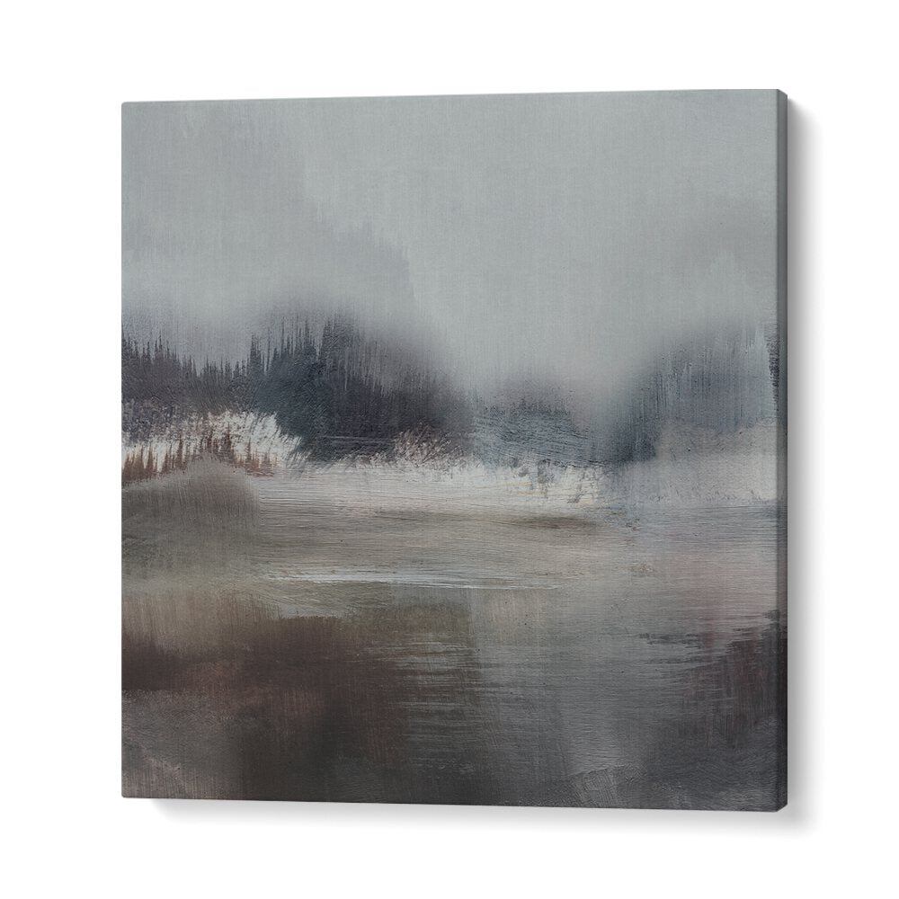 ABSTRACT painting - FOREST LAKE BY DAN HOBDAY by Asianmonk