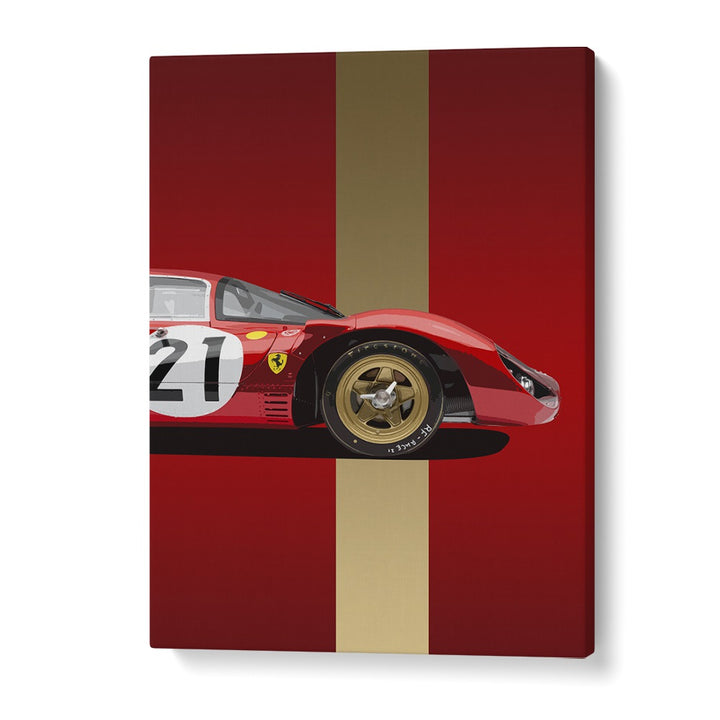 AUTOMOTIVE painting - FERRARI 330 by Asianmonk