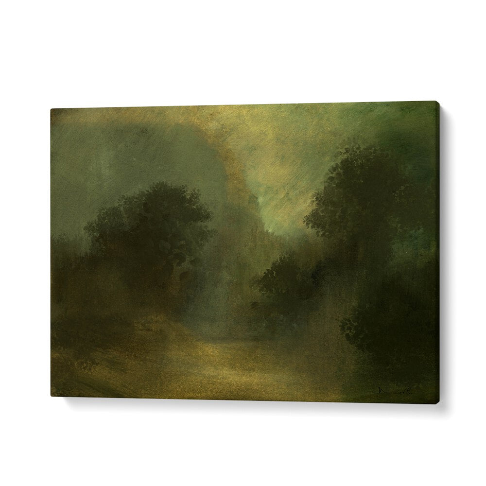 ABSTRACT painting - GLADE WALK BY DAN HOBDAY by Asianmonk