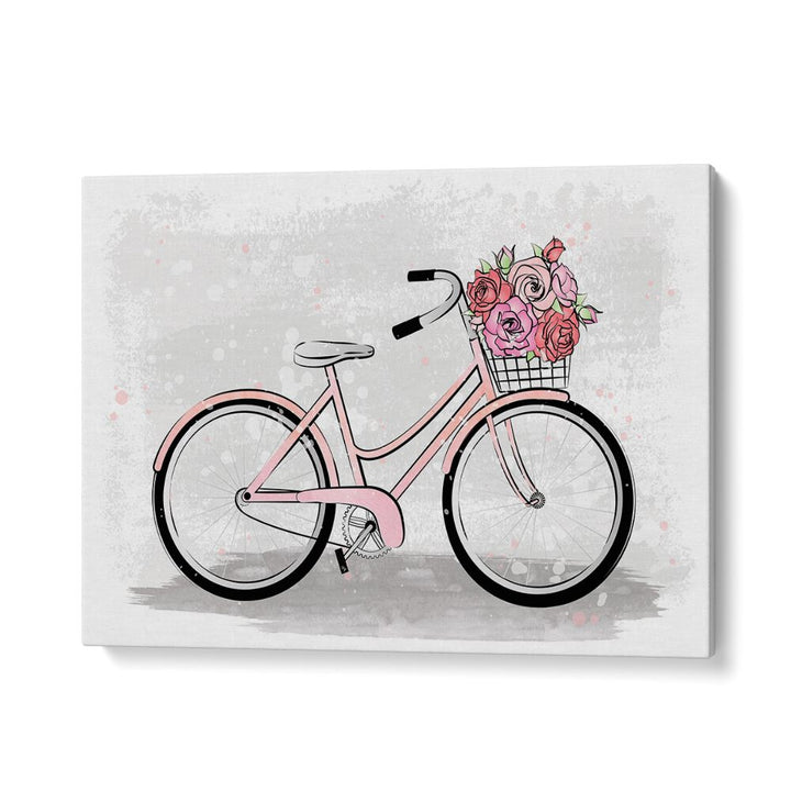 GREY BIKE BY MARTINA FASHION PAINTINGS, FASHION POSTERS