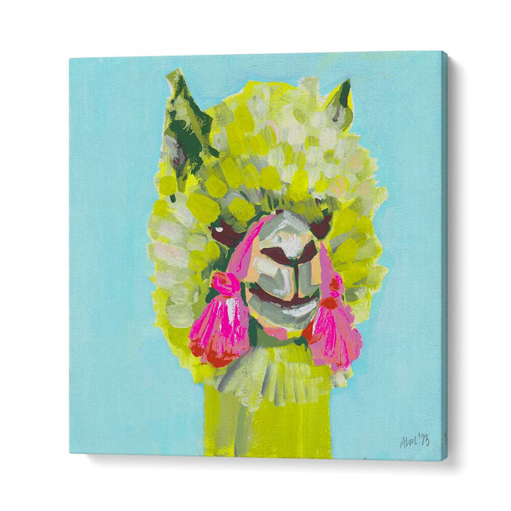 chre painting - LIME ALPACA BY ANIA ZWARA by Asianmonk