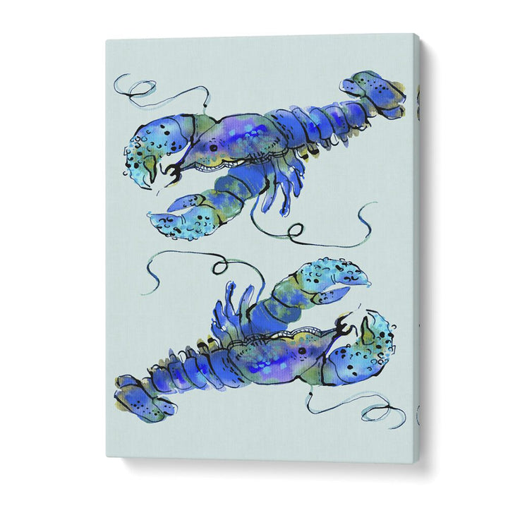 Quotes painting - LOBSTERS ON AZURE BY ANIA ZWARA by Asianmonk