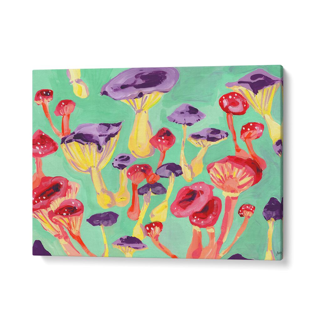 kids painting - MAGIC MUSHROOMS BY ANIA ZWARA by Asianmonk