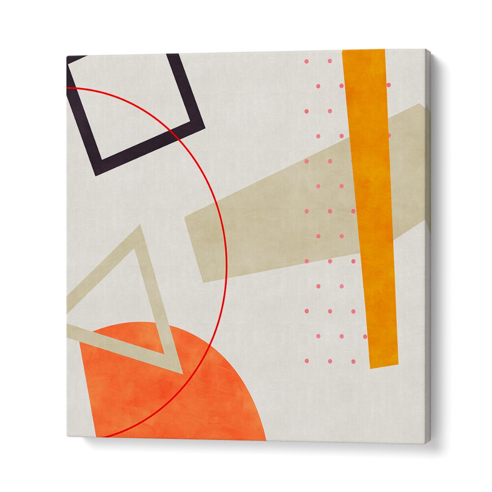 Ana Rut Bre painting - MID BAUHAUS GEOMETRY VI by Asianmonk