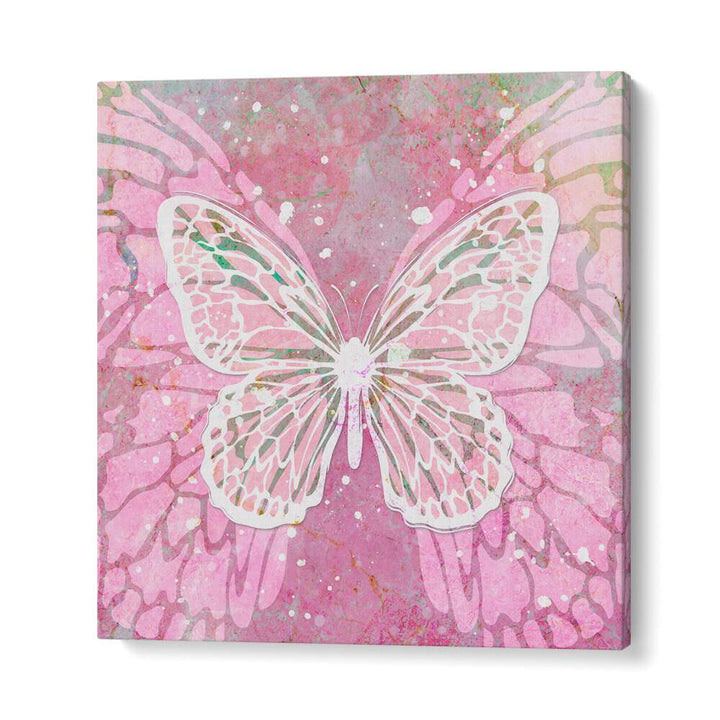 PINK BUTTERFLY BY MARTINA FASHION PAINTINGS, FASHION POSTERS