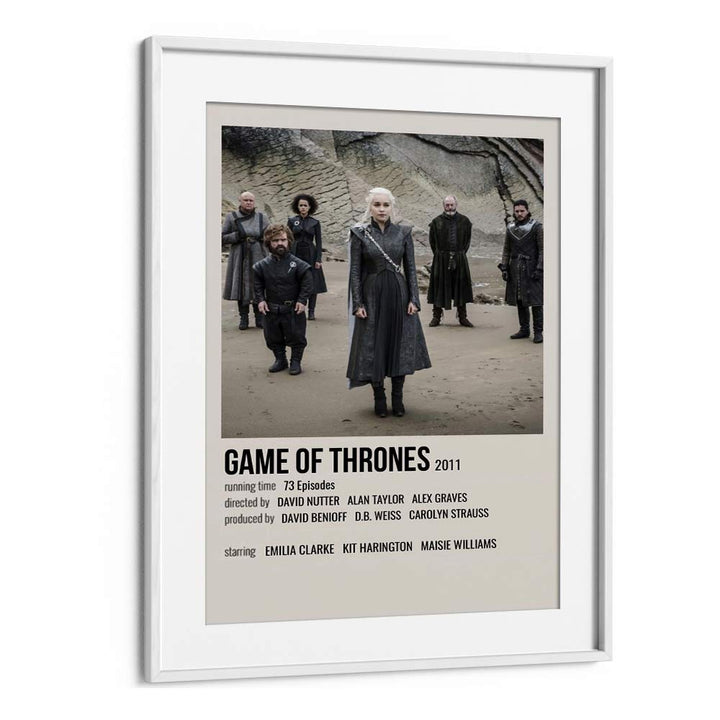 Game Of Thrones 2011 I Movie Posters in White Frame With Mount