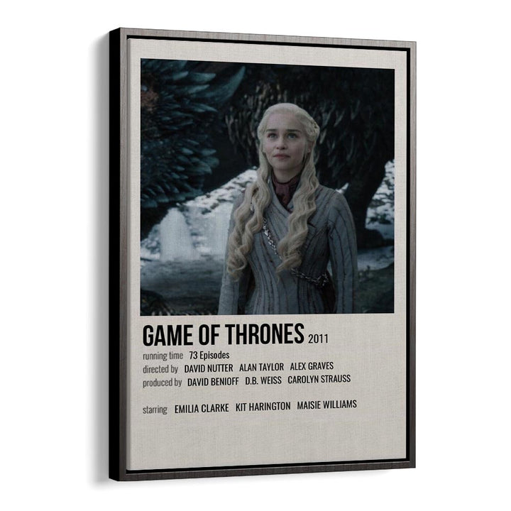 Game Of Thrones 2011 IV Movie Posters in Black Floater Frame