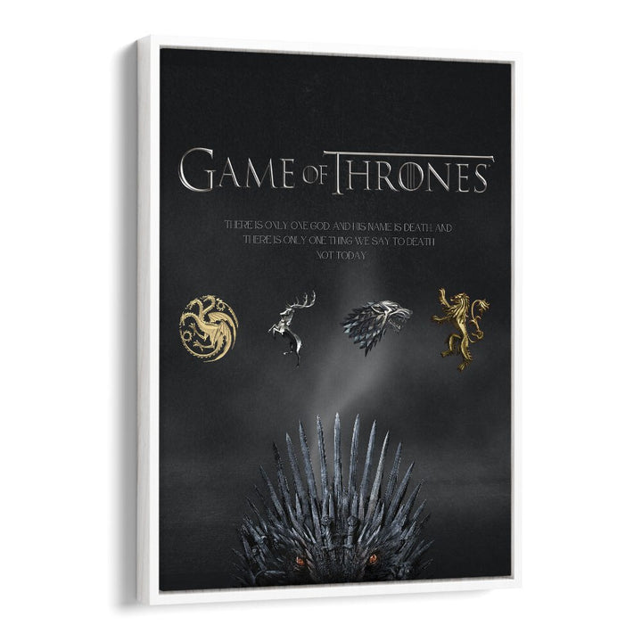 Game Of Thrones By Grishma Korjani Movie Posters in White Floater Frame