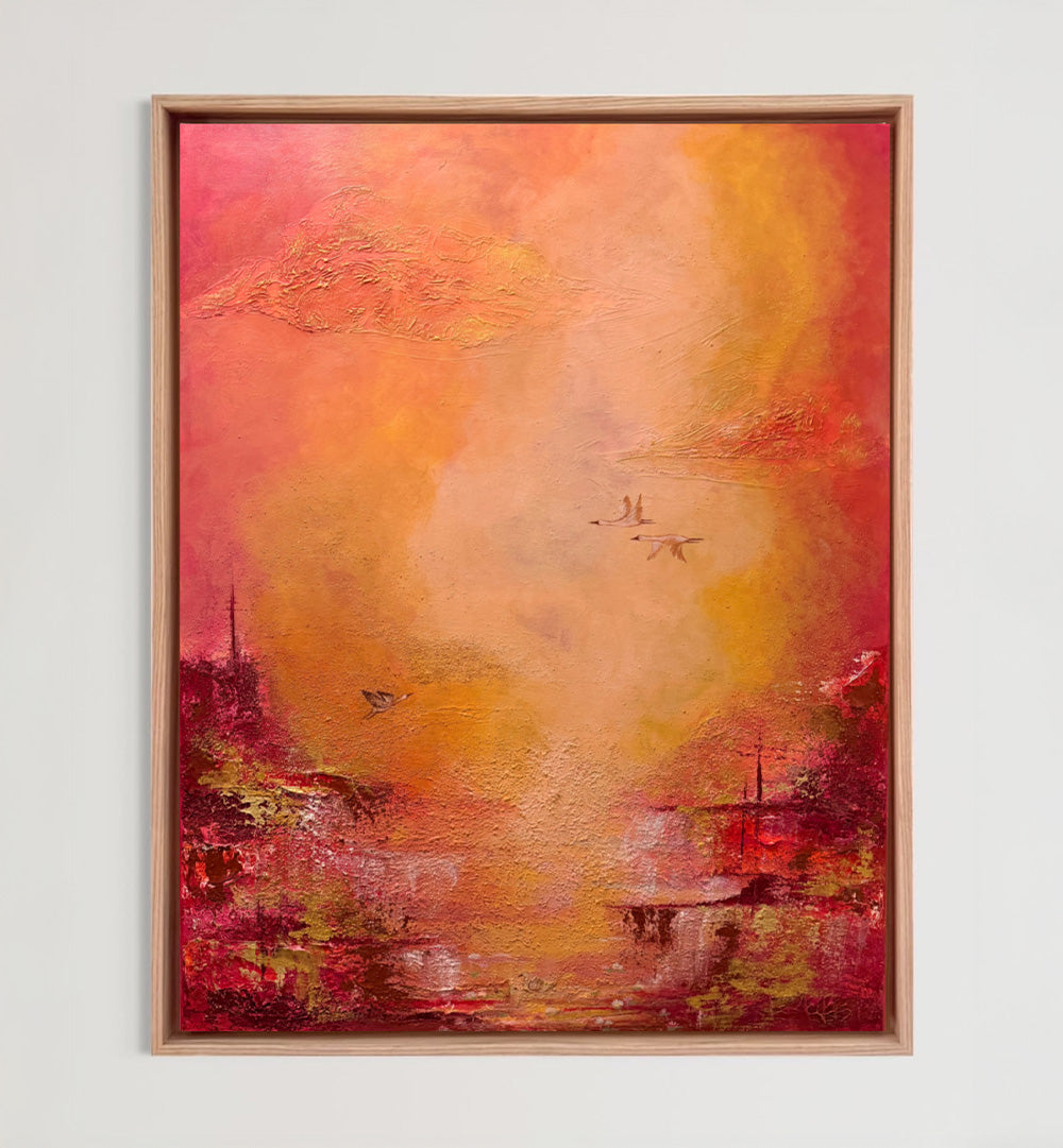 SKY IN BLOOM  , HANDMADE ARTWORKS