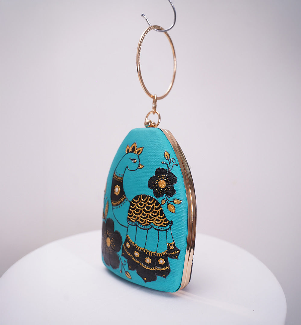 BLUE BELLE LUXE – HANDCRAFTED BAG