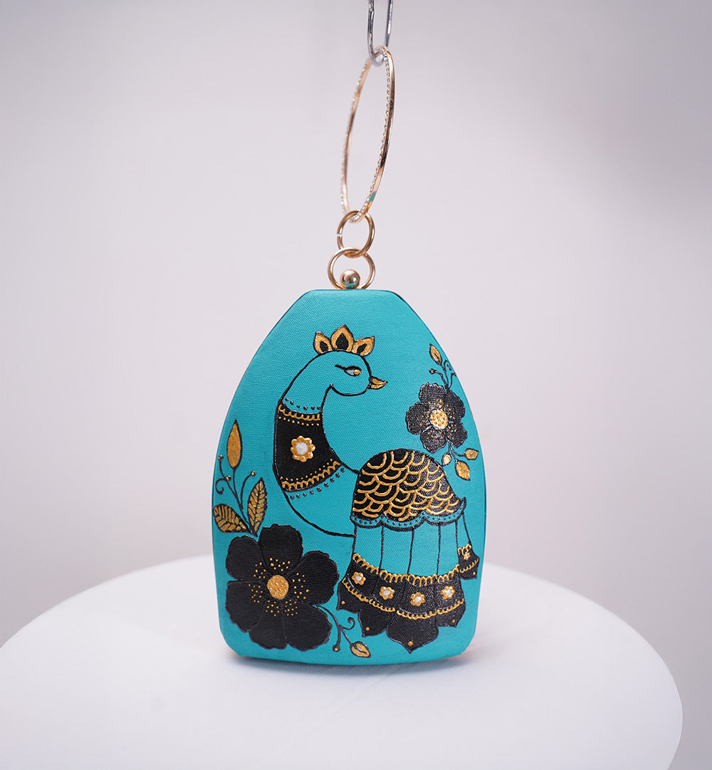 BLUE BELLE LUXE – HANDCRAFTED BAG