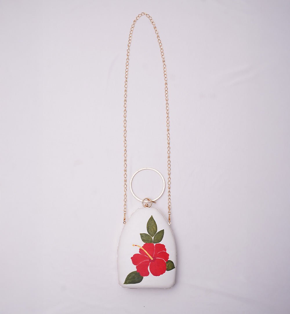 HIBISCUS BLOOM STATEMENT CLUTCH