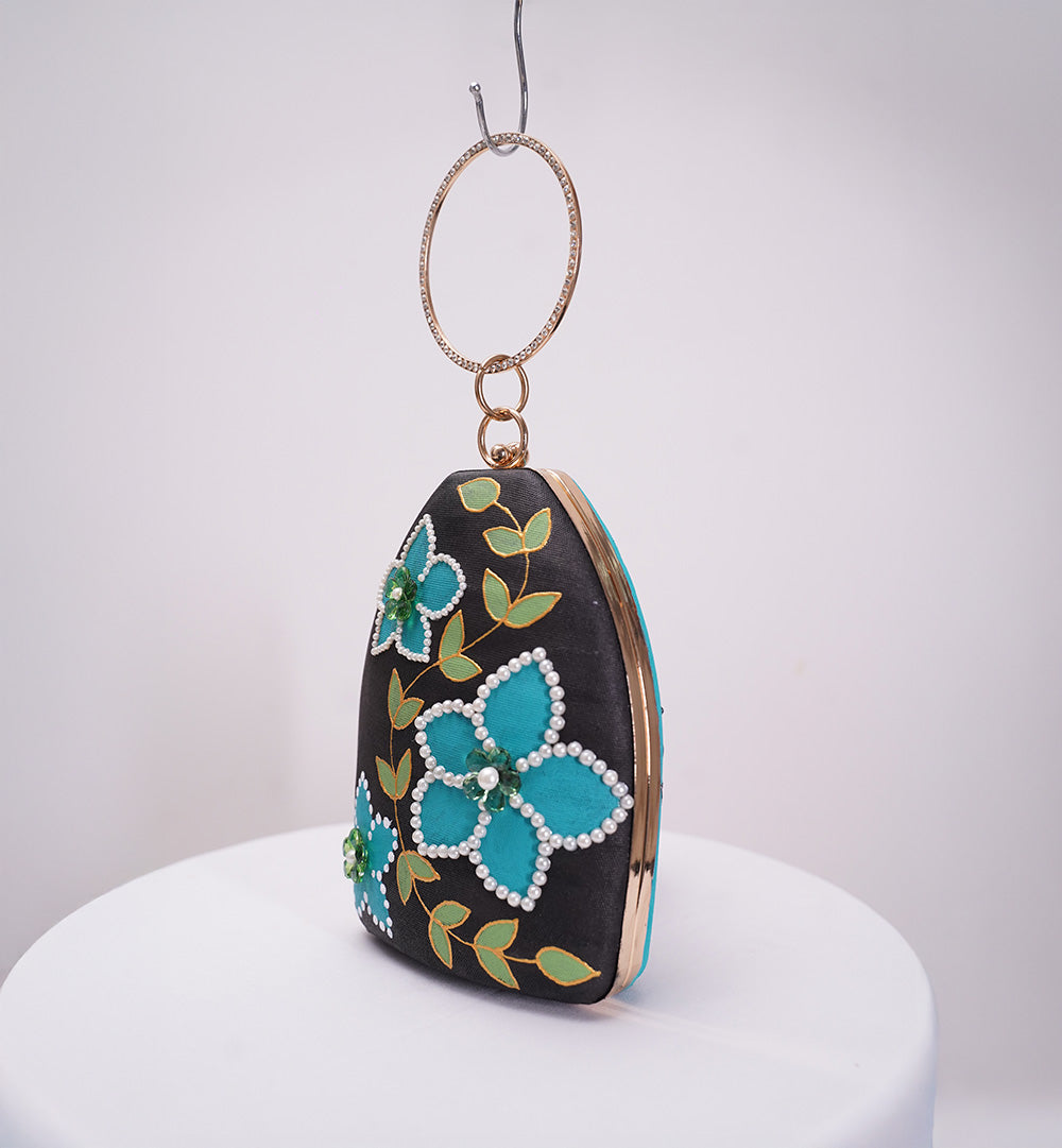 BLUE BELLE LUXE – HANDCRAFTED BAG