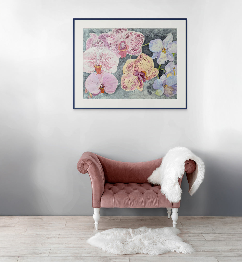 ORCHID  SYMPHONY  , HANDMADE ARTWORKS