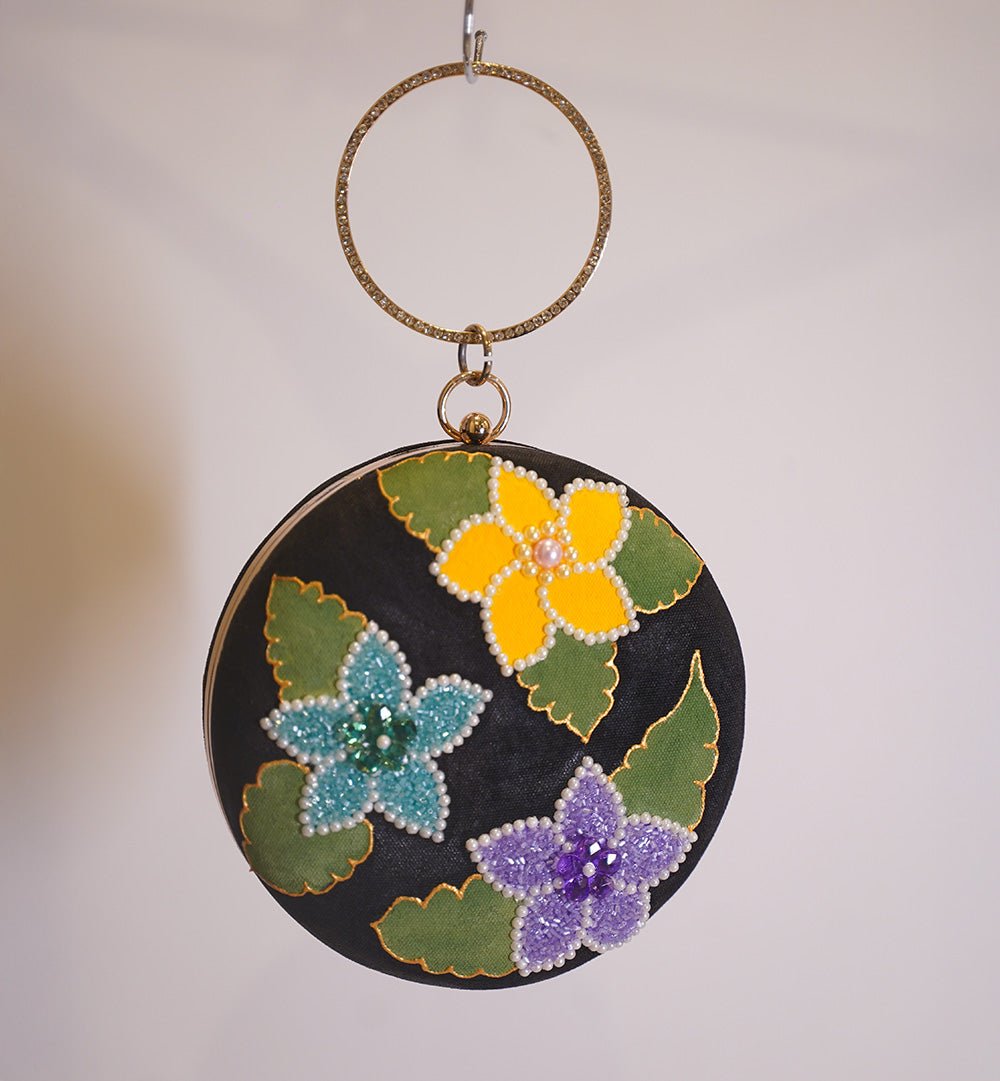 MIDNIGHT GARDEN SIGNATURE CLUTCH