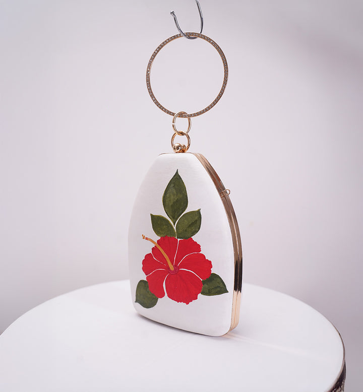 HIBISCUS BLOOM STATEMENT CLUTCH