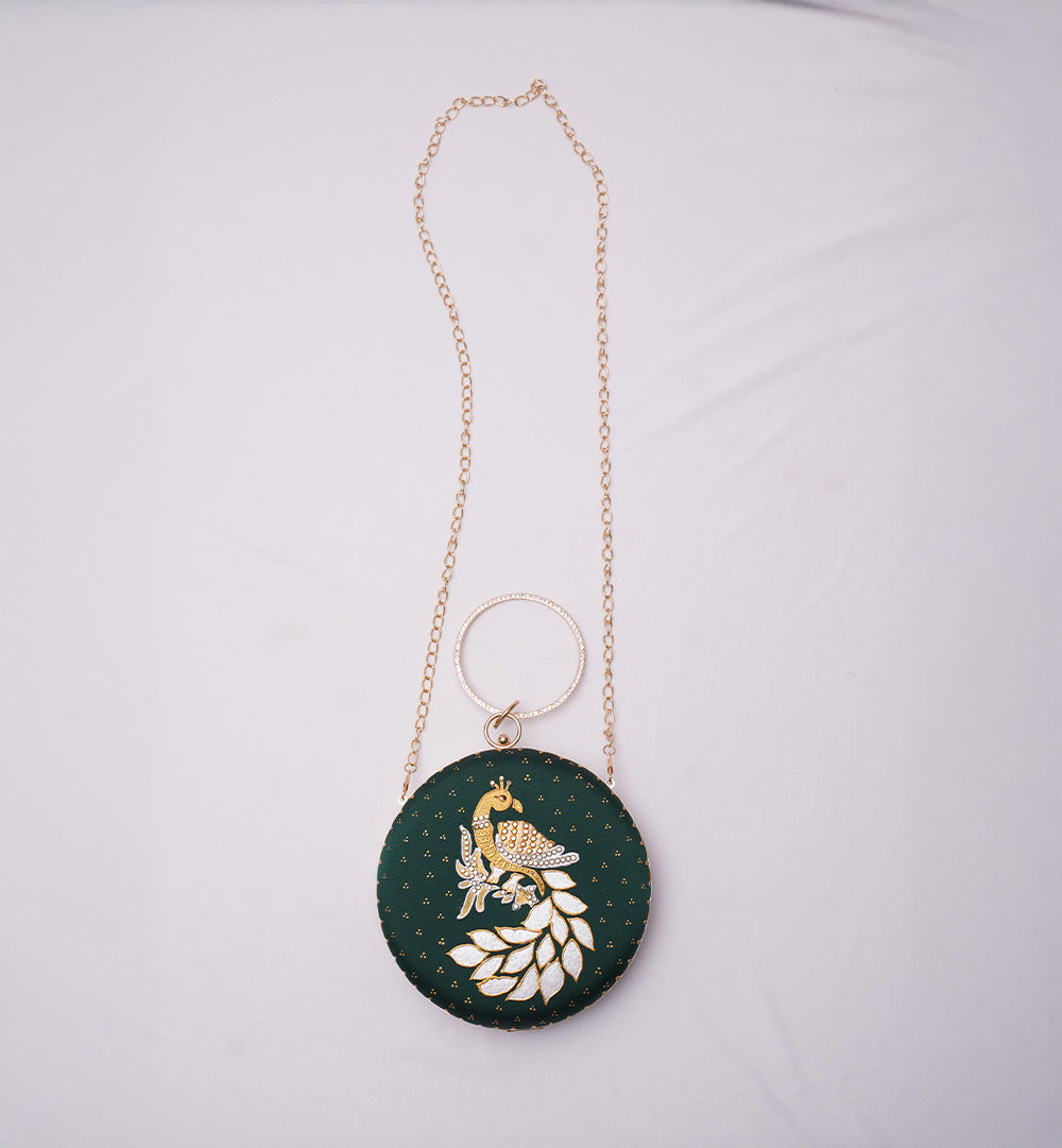 EMERALD MAYURA LUXE – HANDCRAFTED BAG