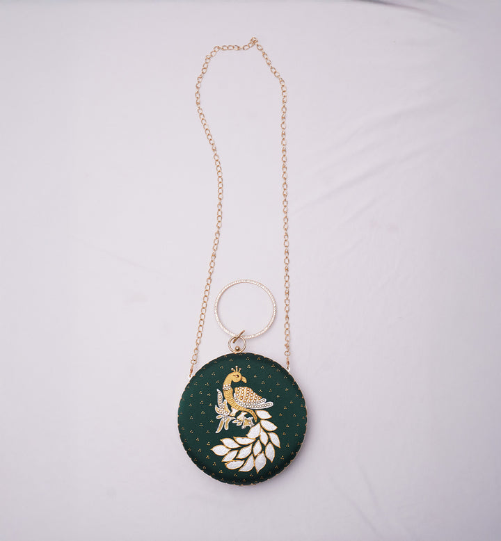 EMERALD MAYURA LUXE – HANDCRAFTED BAG