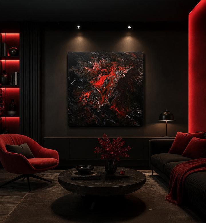 CRIMSON CORE  , HANDMADE ARTWORKS