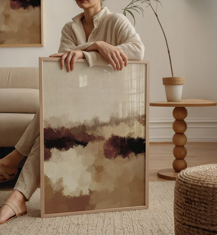 EARTHY ABSTRACT LANDSCAPE