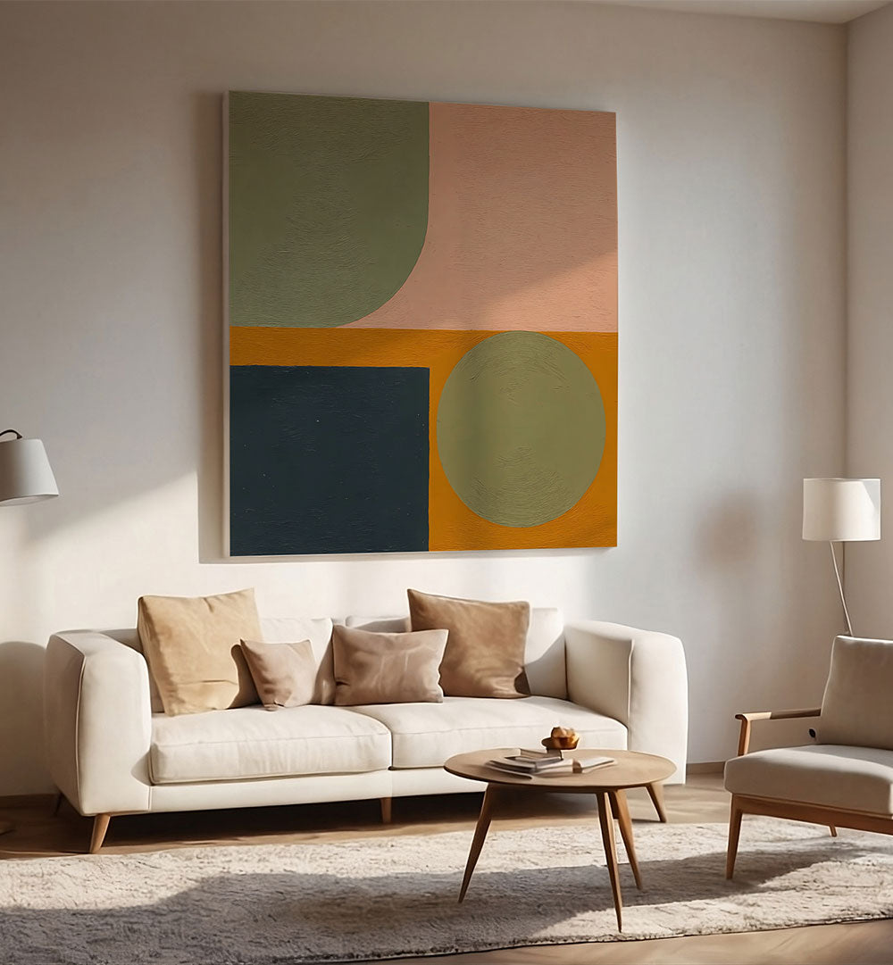 GEO COLOR BALANCE , GEOMETRIC ART PRINTS
