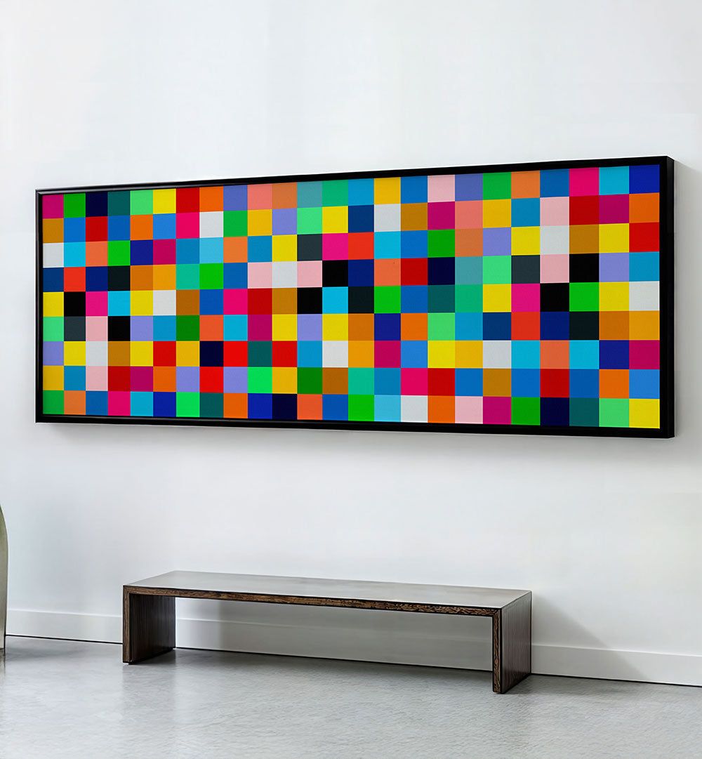 GEOMETRIC MODERN ART II , PANORAMIC ART