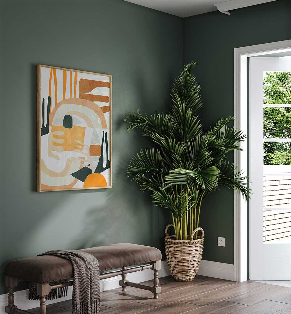 GEOMETRIC SHAPES ABSTRACT HARMONY , BOHO ART PAINTINGS