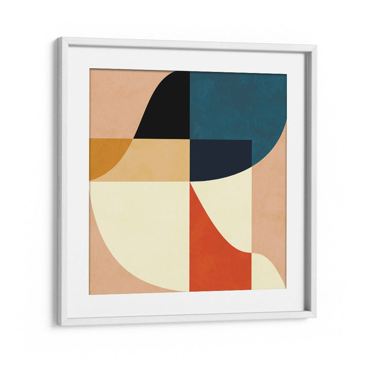 Geometry New II By Ana Rut Bre Abstract Art Abstract Paintings in White Frame With Mount