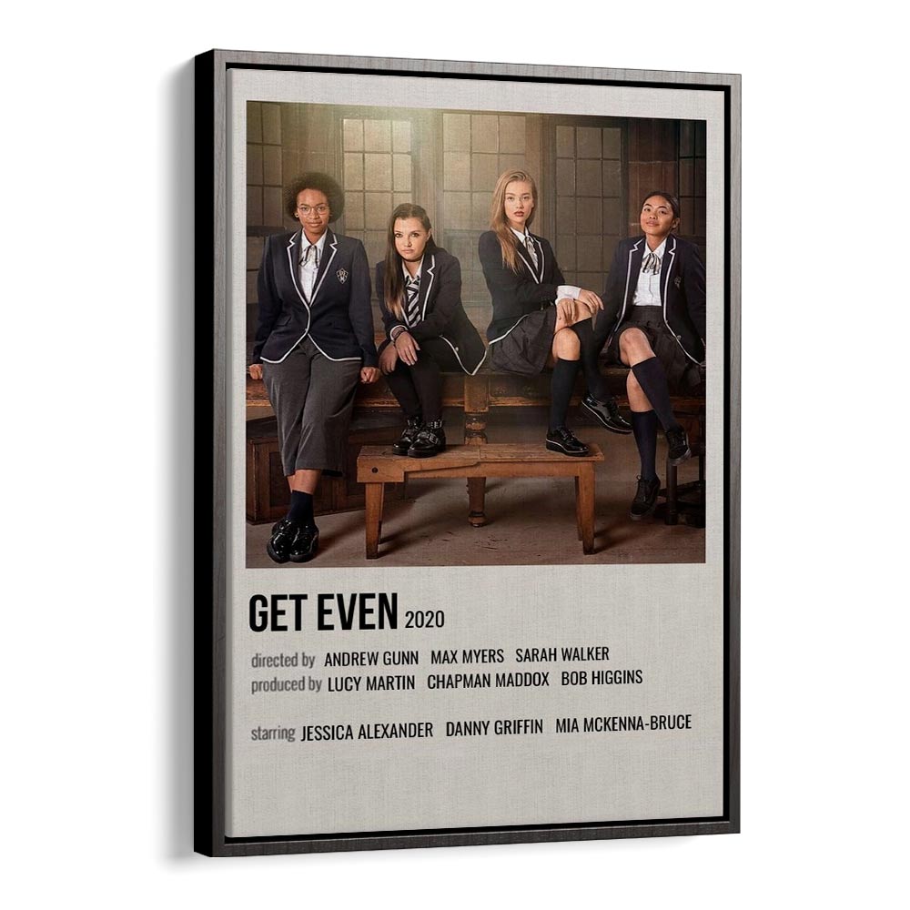 Get Even 2020 Movie Posters in Black Floater Frame