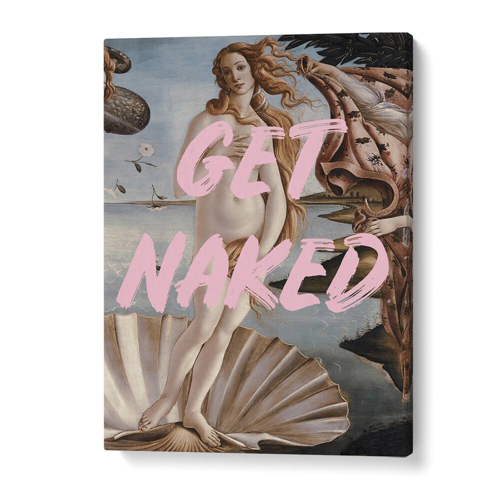 Get Naked By Grace Digital Art Co Altered Art Prints in Gallery Wrap