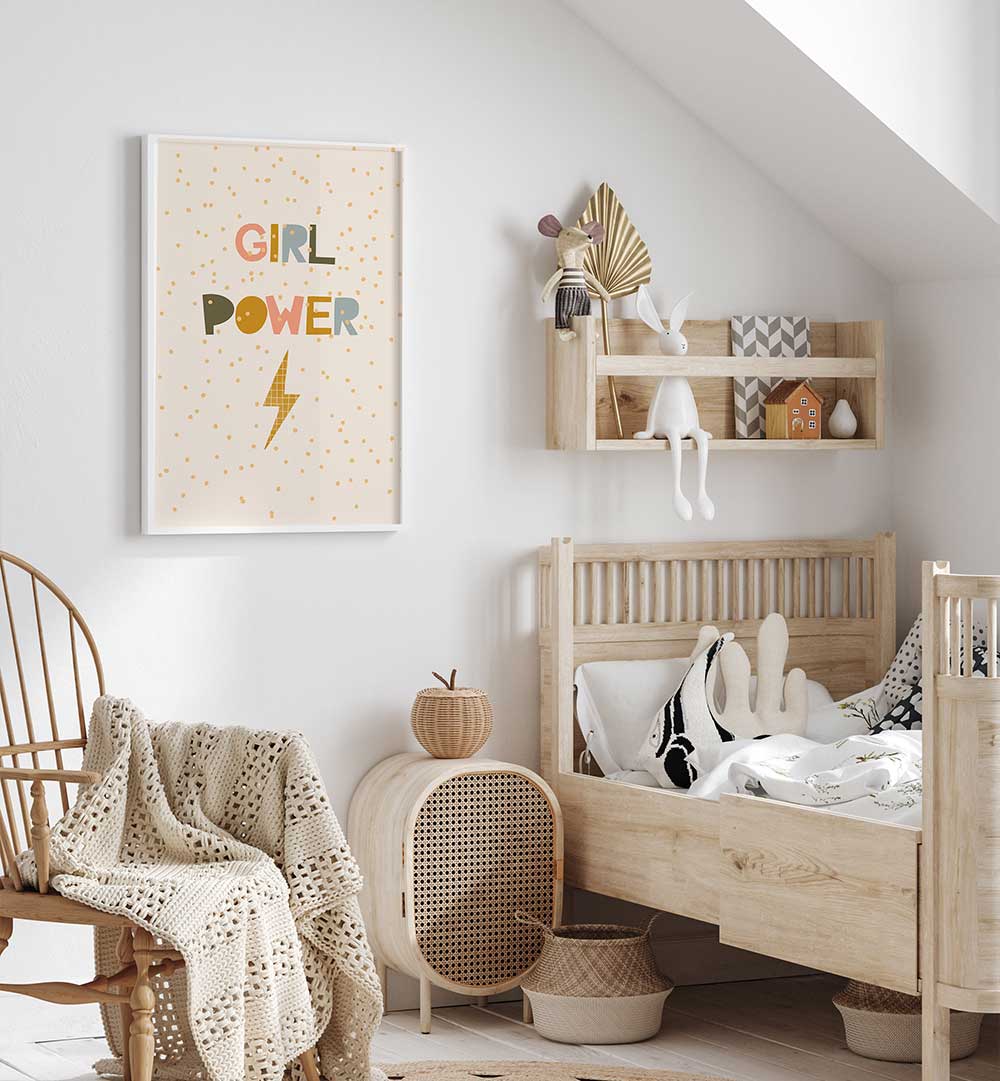 GIRL POWER , KIDS ROOM PAINTINGS