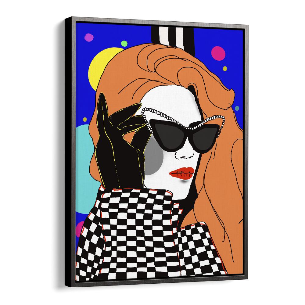 Glamour By Ana Sneeringer Wall Art Prints in Black Floater Frame