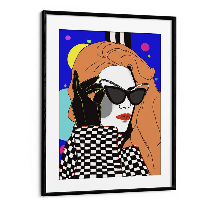 Glamour By Ana Sneeringer Wall Art Prints in Black Frame With Mount