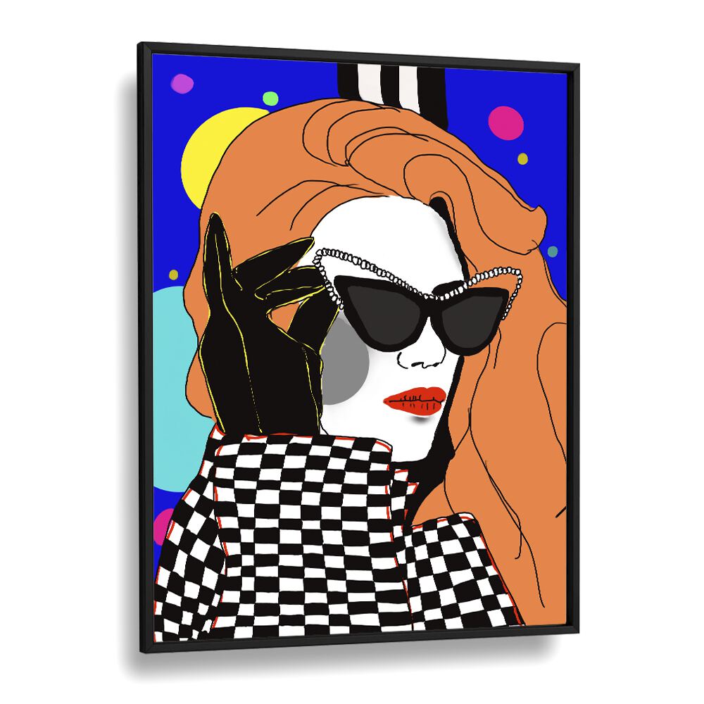 Glamour By Ana Sneeringer Wall Art Prints in Black Plain Frame